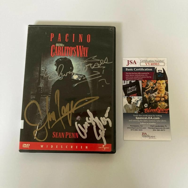 Carlito's Way Cast Signed DVD Movie Leguizamo Mortensen Salazar Torres JSA COA: Original/Reproduction: Original,Product: Ball,Sport: Baseball-MLB,Original/Reprint: Original,Object Type: DVD Cover,Autograph Authentication: James Spence (JSA),Industry: Movies,Country of Origin: