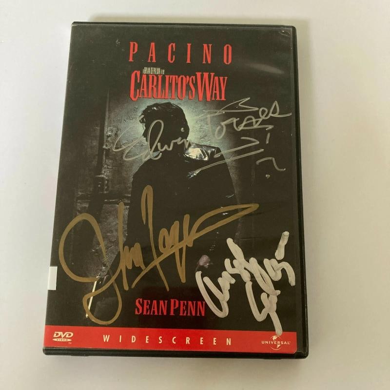 Carlito's Way Cast Signed DVD Movie Leguizamo Mortensen Salazar Torres JSA COA - 2