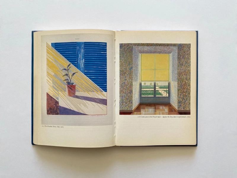 DAVID HOCKNEY RARE 1981 1ST EDTN COLLECTOR'S LITHO PRINT HARDCOVER POP ART BOOK - 12