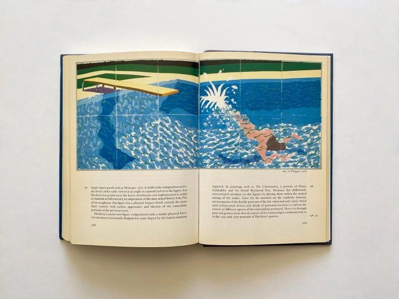 DAVID HOCKNEY RARE 1981 1ST EDTN COLLECTOR'S LITHO PRINT HARDCOVER POP ART BOOK - 13