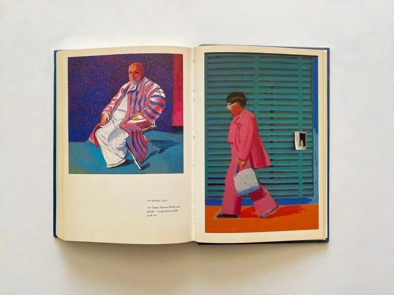 DAVID HOCKNEY RARE 1981 1ST EDTN COLLECTOR'S LITHO PRINT HARDCOVER POP ART BOOK - 15