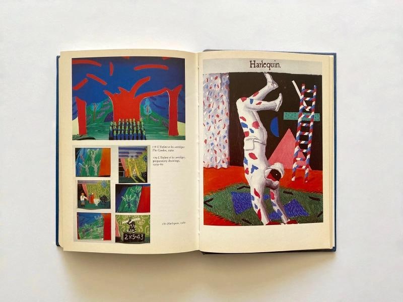 DAVID HOCKNEY RARE 1981 1ST EDTN COLLECTOR'S LITHO PRINT HARDCOVER POP ART BOOK - 16