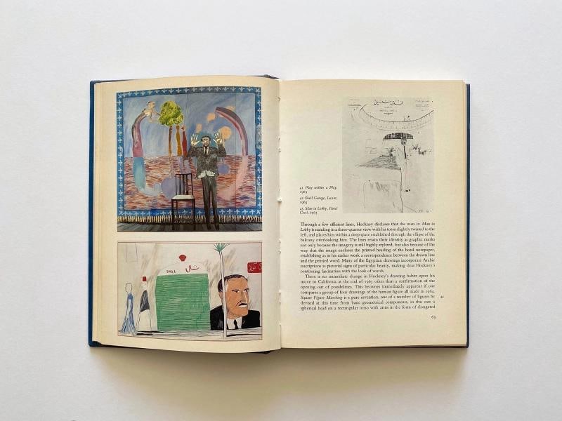 DAVID HOCKNEY RARE 1981 1ST EDTN COLLECTOR'S LITHO PRINT HARDCOVER POP ART BOOK - 4