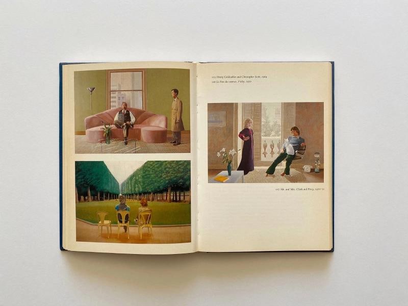 DAVID HOCKNEY RARE 1981 1ST EDTN COLLECTOR'S LITHO PRINT HARDCOVER POP ART BOOK - 9