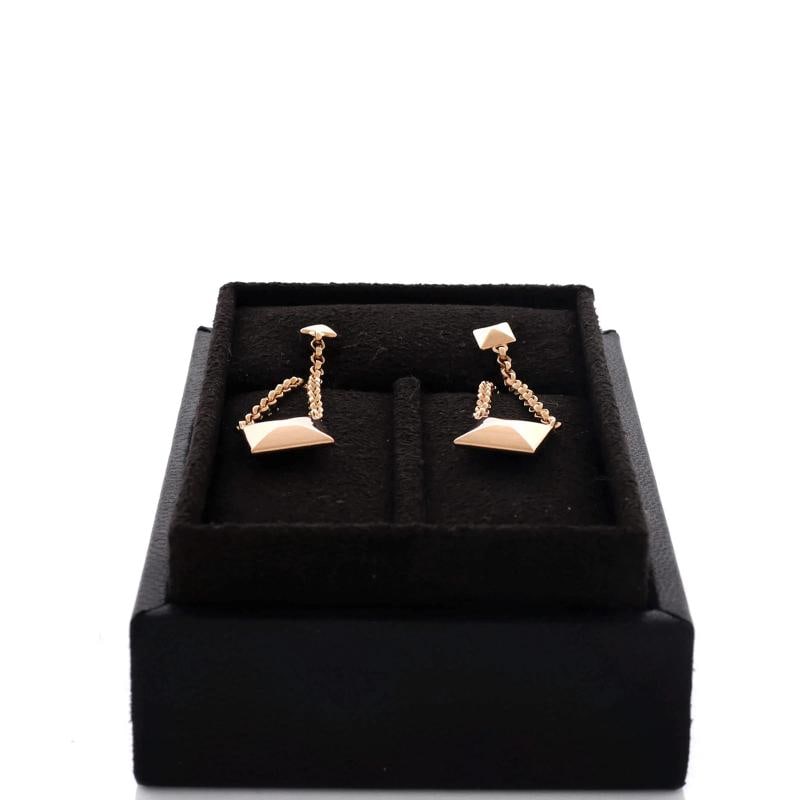 Hermes Clou D'H Drop Earrings 18K Rose Gold - 2