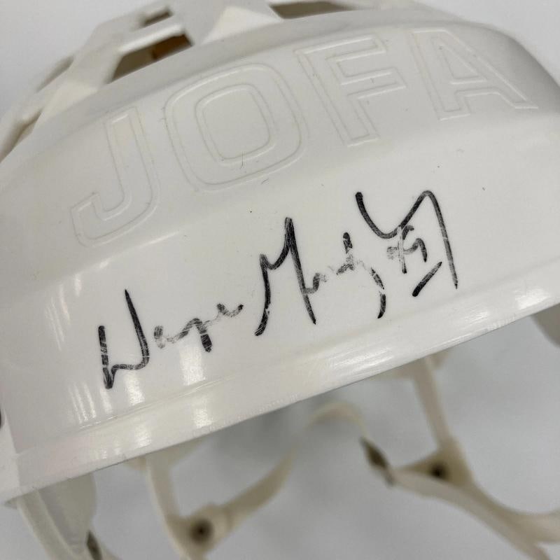 Wayne Gretzky Signed NHL Jofa Hockey Helmet JSA COA - 5