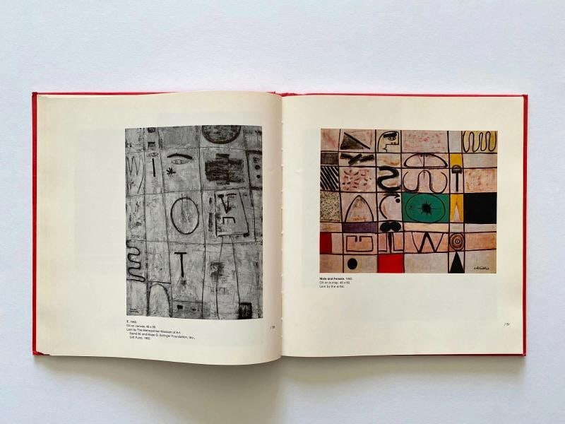 ADOLPH GOTTLIEB RARE 1968 1ST ED MCM LITHOGRAPH PRINT HARDCOVER EXHIBITION BOOK - 13