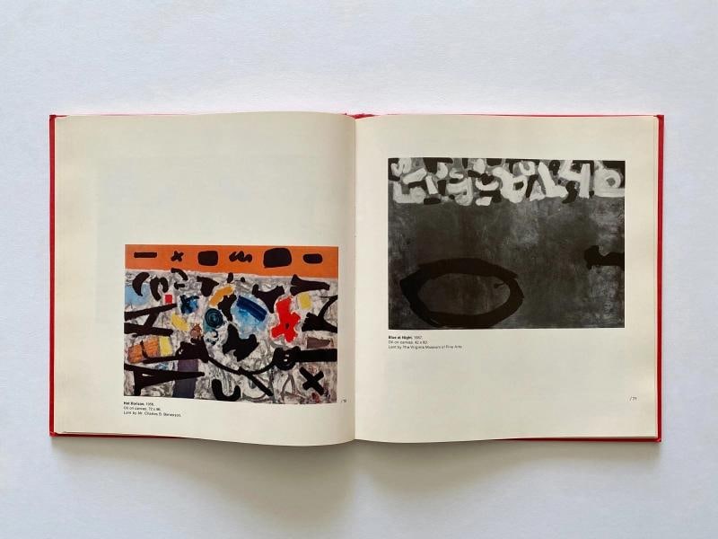 ADOLPH GOTTLIEB RARE 1968 1ST ED MCM LITHOGRAPH PRINT HARDCOVER EXHIBITION BOOK - 17
