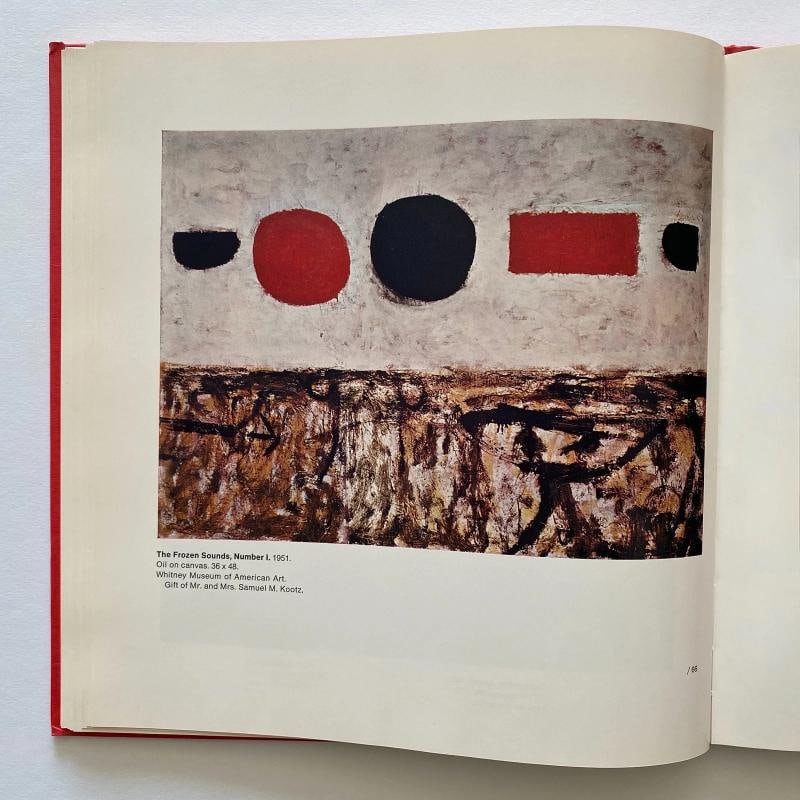 ADOLPH GOTTLIEB RARE 1968 1ST ED MCM LITHOGRAPH PRINT HARDCOVER EXHIBITION BOOK - 7