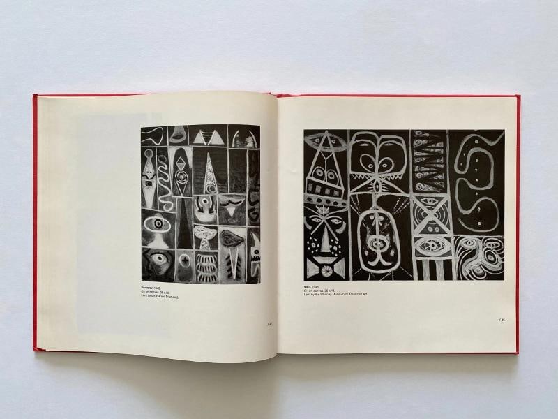 ADOLPH GOTTLIEB RARE 1968 1ST ED MCM LITHOGRAPH PRINT HARDCOVER EXHIBITION BOOK - 8