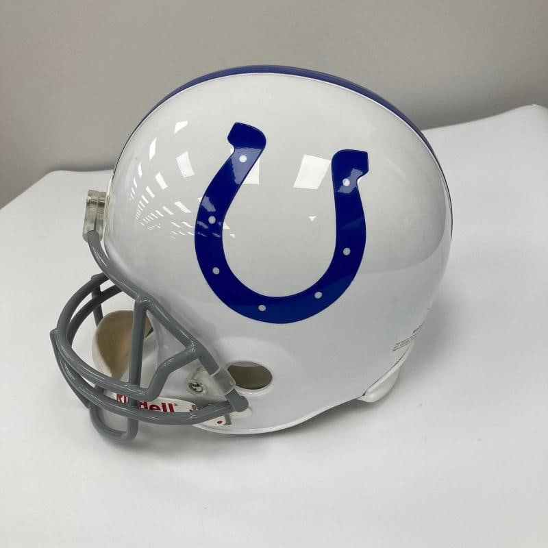 Johnny Unitas Colts Legends Signed Full Size Authentic Riddell Helmet JSA COA - 8