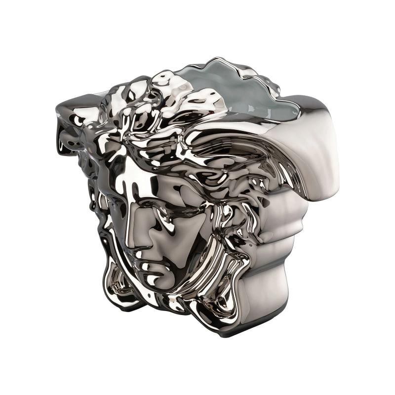 Versace Rosenthal Medusa Grande Vase 21 cm(8.27") Silver- - 3