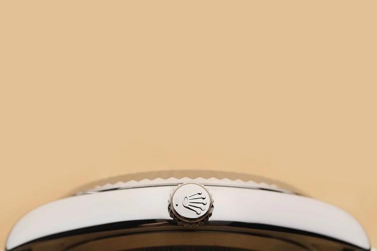 2010 CARD ROLEX DATEJUST II 41MM 116334 SILVER DIAMOND DIAL 18K GOLD STEEL WATCH - 10