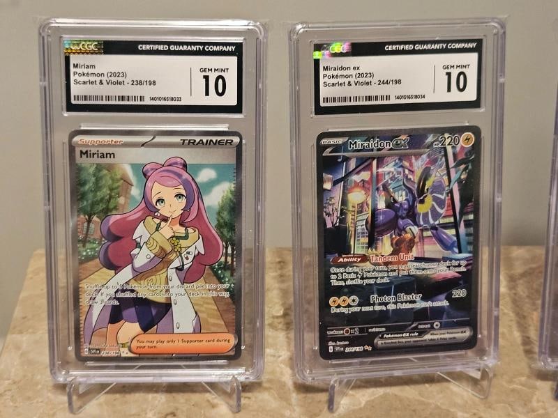 Pokemon Scarlet & violet Base Master Set Graded Cards Mint Condition - 2