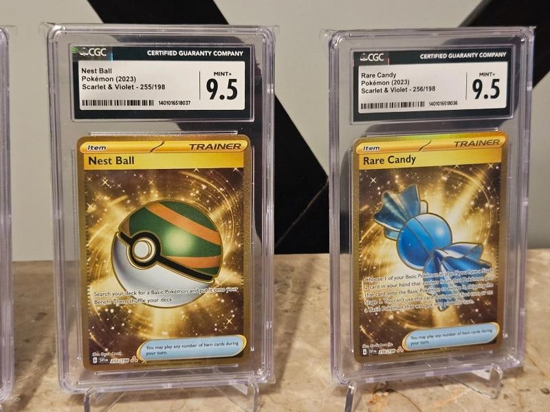 Pokemon Scarlet & violet Base Master Set Graded Cards Mint Condition - 3