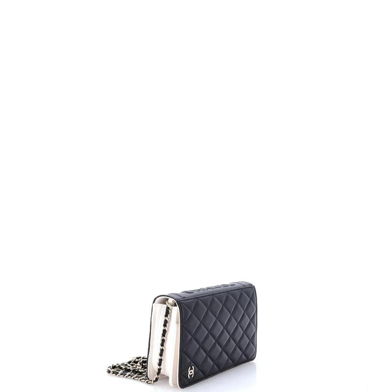 Chanel Book Wallet on Chain Quilted Lambskin - 2