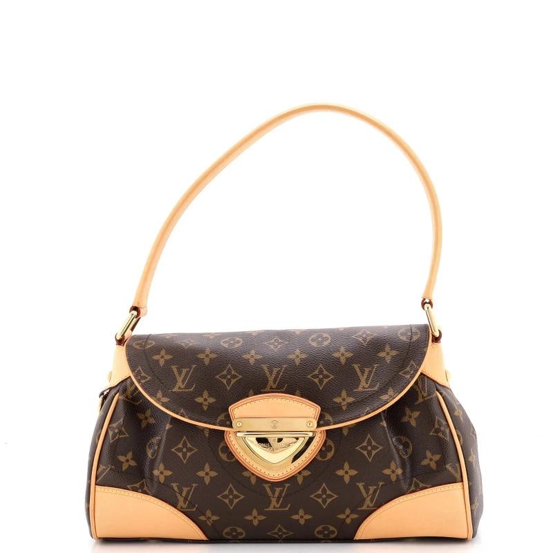 Louis Vuitton Beverly Handbag Monogram Canvas MM: Accessories: Dust Bag Measurements: Handle Drop 7", Height 7", Width 13", Depth 4", Strap Drop None". Condition: Pre-owned - Good,Brand: Louis Vuitton,Exterior Material: Canvas Coated,Style: Shoulder
