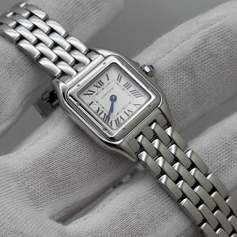 2025 Cartier Panthere Small WSPN0013 4177 22mm Stainless Steel Box Paper - 4