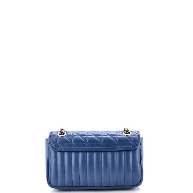 Gucci GG Marmont Flap Bag Mixed Matelasse Leather Small - 3