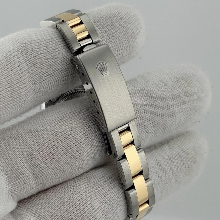 Rolex Ladies Datejust 79163 26mm Silver Diamond Dial 18k Yellow Gold Steel - 7