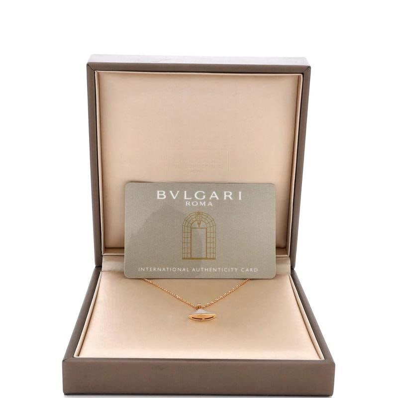 Bvlgari Divas' Dream Pendant Necklace 18K Rose Gold with Mother of Pearl - 2