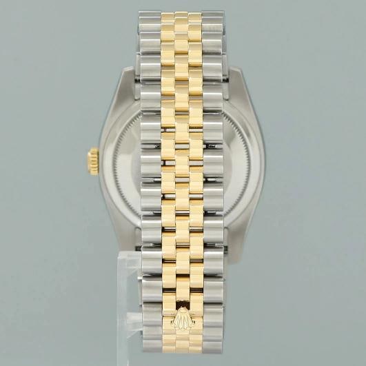 2013 PAPERS MINT Rolex 116233 DateJust Jubilee 36mm Two Tone Gold Silver Stick - 5