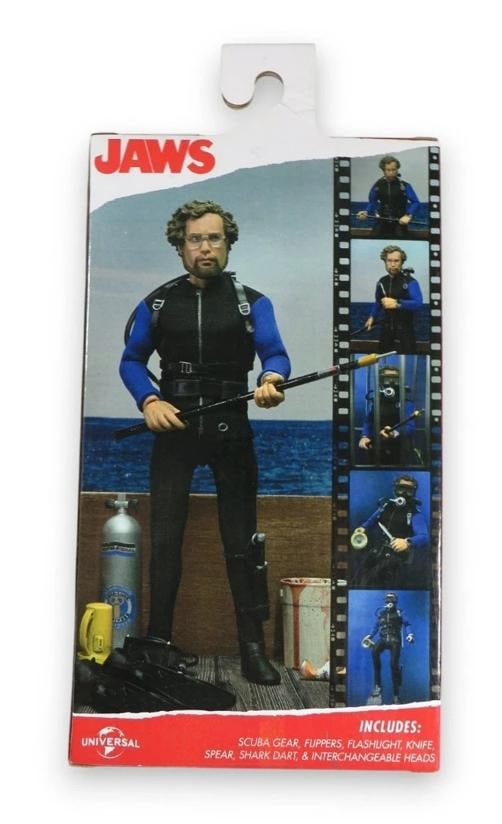Steven Spielberg Signed Action Figure JAWS Hooper Sealed PSA - 2