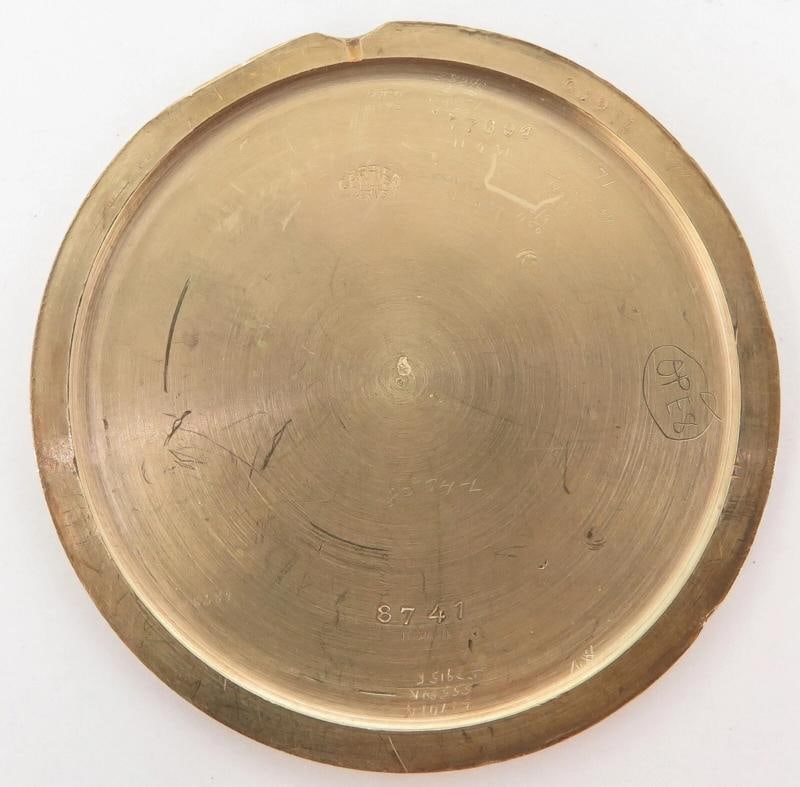 CARTIER 18k Yellow Gold 45.5mm Pocket Watch - 9