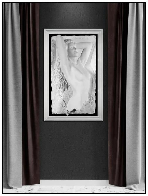 Bill Mack Splendor Large Original Bonded Sand Relief Sculpture Signed ~Edition Of /120 - 2