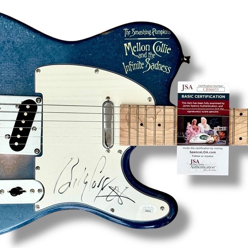 Billy Corgan Signed Custom Guitar The Smashing Pumpkins (JSA) - 2