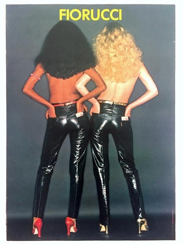 ORIGINAL RARE 1979 "FIORUCCI" NEW WAVE ITALIAN FASHION OLIVIERO TOSCANI POSTER~(19 1/4" W X 27" H): Condition: Used,Features: RARE OUT OF PRINT,Width (Inches): 19 1/4",Listed By: Dealer or Reseller,Subject: Fashion,Size: Medium (up to 36in.),Height (Inches): 27",Date of Creation: 1970-1989,Artist: