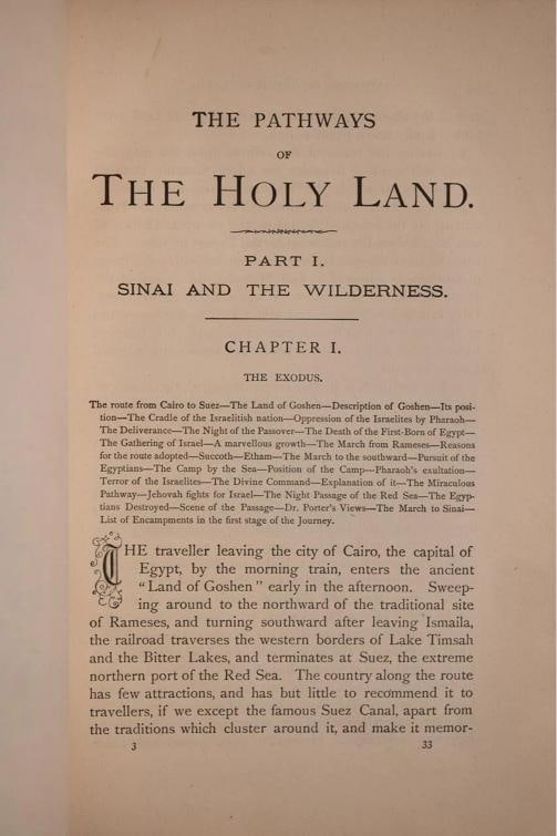 James McCabe / 1875 Pathways of the Holy Land Jerusalem Israel Jesus God Fine - 13