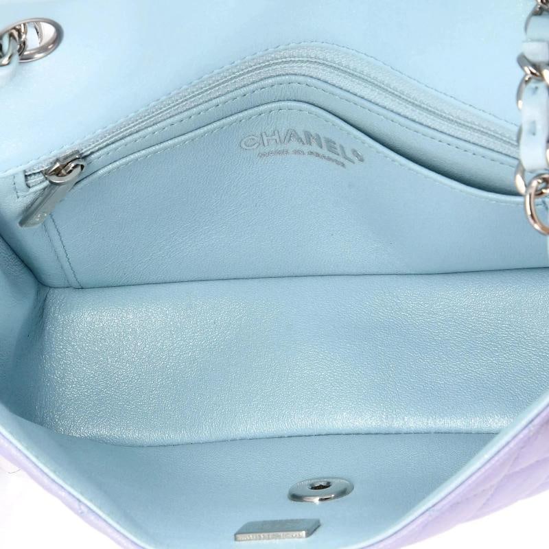 Chanel Classic Single Flap Bag Quilted Ombre Lambskin Mini - 5