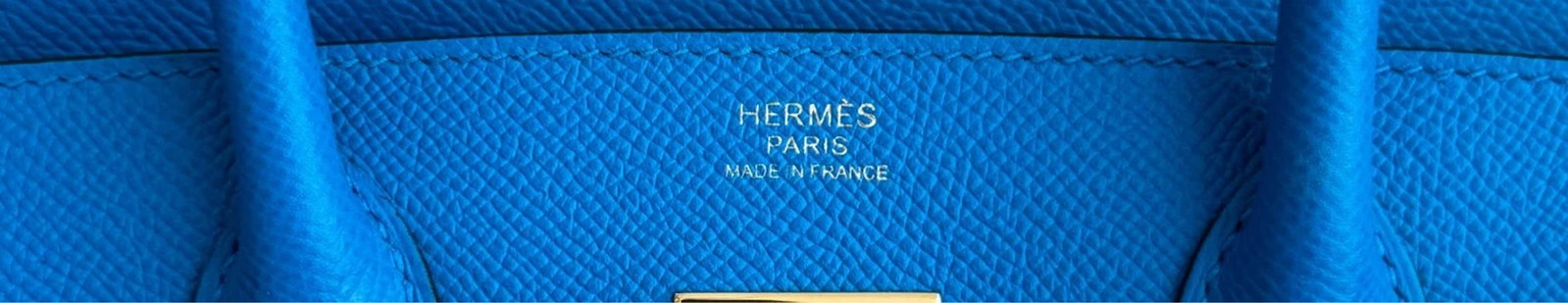 Hermes Birkin 30 Blue Frida Epsom Leather Gold Hardware - 6