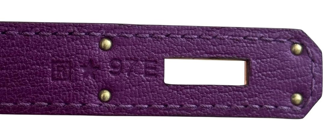 Hermes Birkin 30 Special Order Bubblegum Pink Anemone Purple Chevre Gold HWR - 11