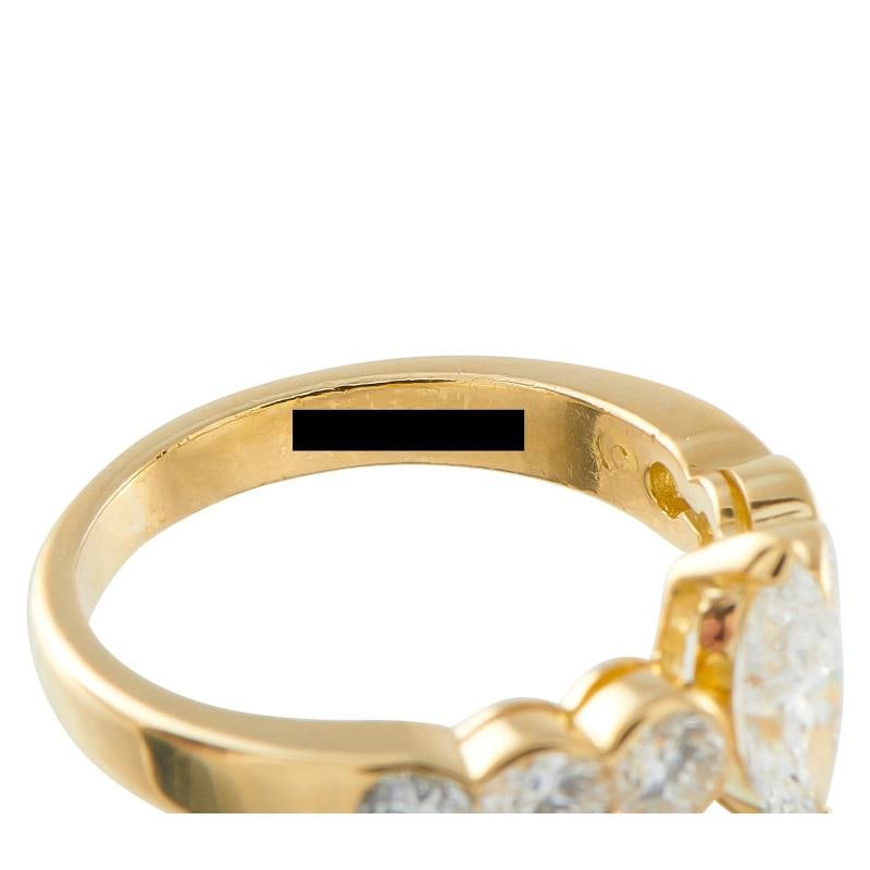 Van Cleef & Arpels 18K Yellow Gold 1.14ct Diamond Engagement Ring - 5