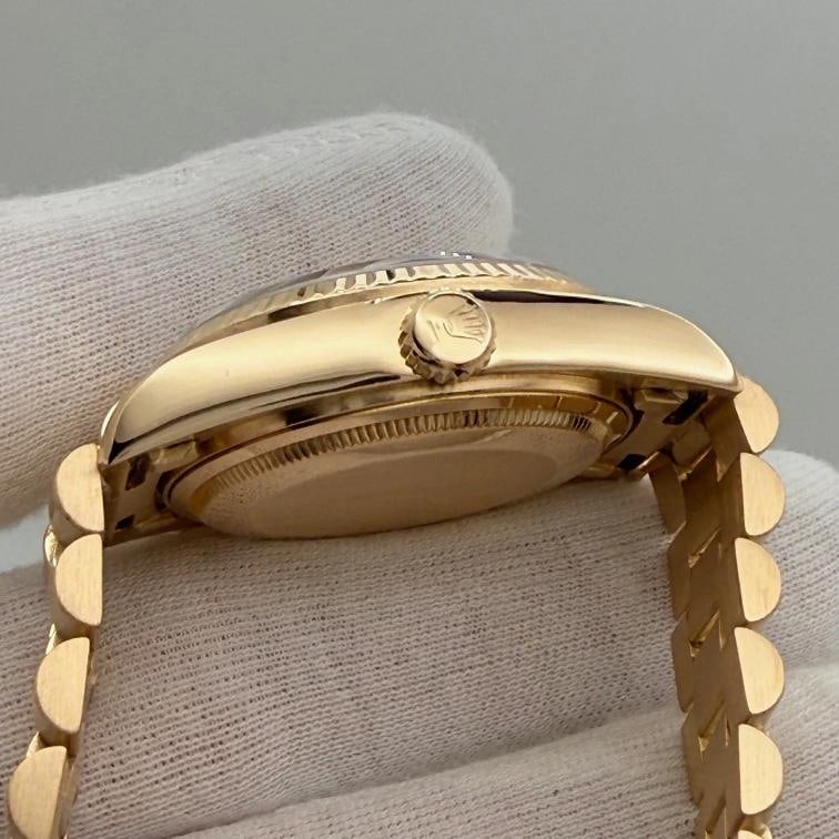 Rolex Day Date President 18038 36mm Champagne Dial Quickset 18K Yellow Gold - 9