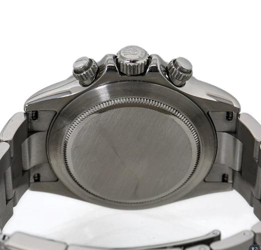Rolex Daytona 116520 PAPERS Oyster SS White Dial Auto Men's Watch 40mm - 5
