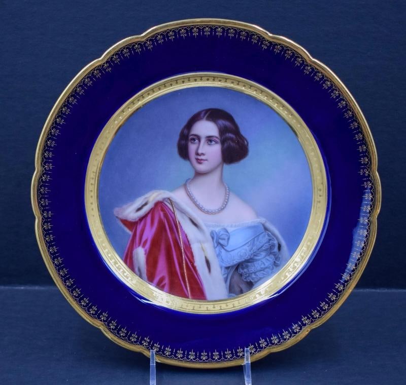 Incredible Franz Xaver Thallmaier Hand Painted Cabinet Plate Meissen, Quality: Condition: Used,Brand: MEISSEN,Type: Collector Plate,Country of Origin: Germany