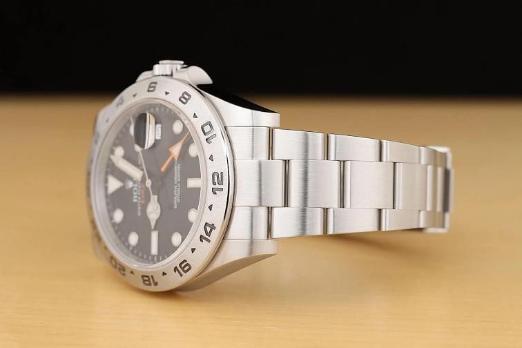 2016 CARD ROLEX 216570 42MM GMT DATE EXPLORER II STAINLESS STEEL BLACK WATCH - 4