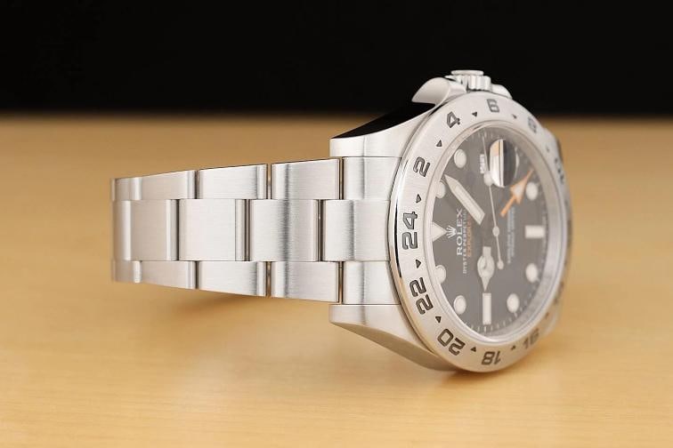 2016 CARD ROLEX 216570 42MM GMT DATE EXPLORER II STAINLESS STEEL BLACK WATCH - 8