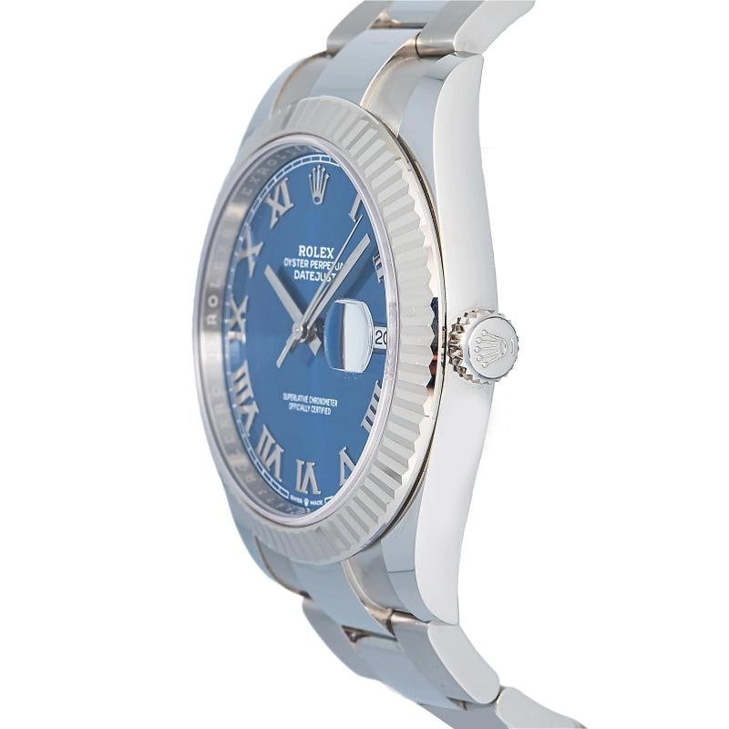 Rolex Datejust 126334 2022 Card Oyster SS Blue Dial Auto Men's watch 41mm - 3