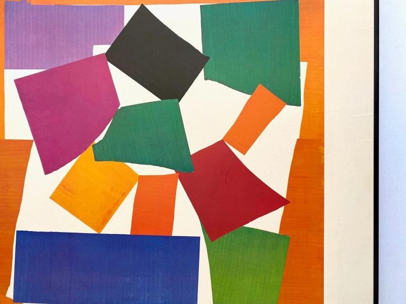 HENRI MATISSE RARE 1982 LITHOGRAPH PRINT FRAMED MUSEUM POSTER " THE SNAIL " 1953 - 10