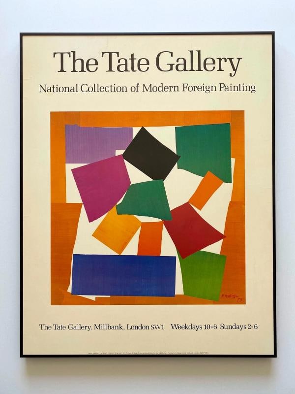 HENRI MATISSE RARE 1982 LITHOGRAPH PRINT FRAMED MUSEUM POSTER " THE SNAIL " 1953: Condition: Used,Artist: Henri Matisse,Unit of Sale: Single-Piece Work,Size: Large,Signed: No,Color: Multicolor,Date of Creation: 1970-1989,Title: " The Snail ( L'escargot ) ",Material: Paper,Framing: 