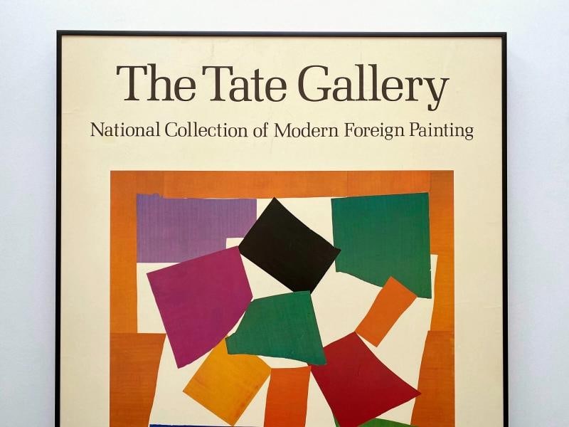 HENRI MATISSE RARE 1982 LITHOGRAPH PRINT FRAMED MUSEUM POSTER " THE SNAIL " 1953 - 2