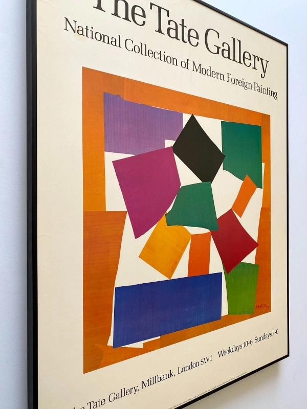 HENRI MATISSE RARE 1982 LITHOGRAPH PRINT FRAMED MUSEUM POSTER " THE SNAIL " 1953 - 7