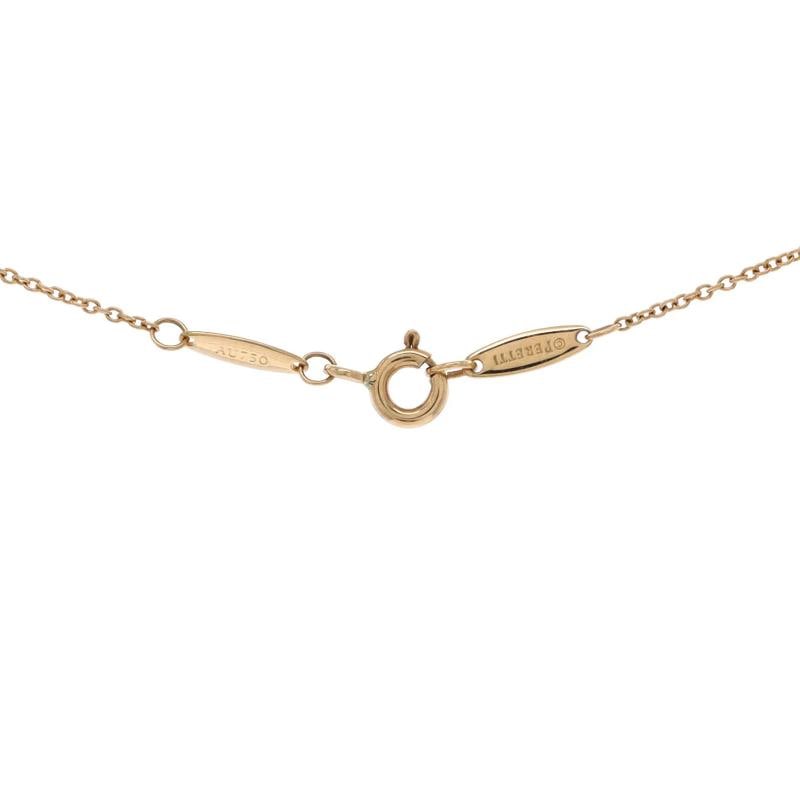 Tiffany & Co. Elsa Peretti Diamonds By The Yard Pendant Necklace 18K Yellow Gold - 3