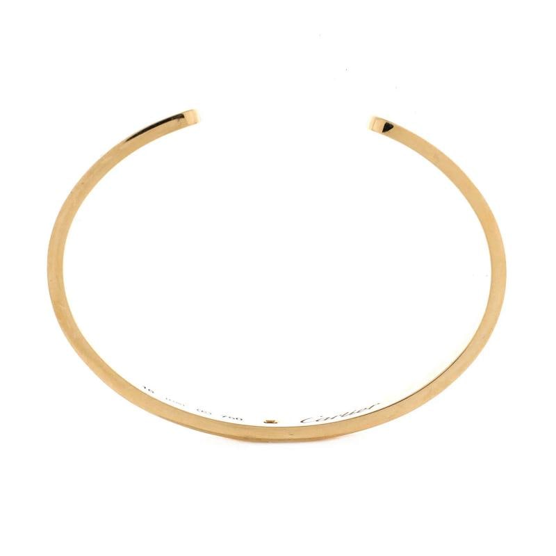 Cartier Love 1 Diamond Cuff Bracelet 18K Yellow Gold with Diamond - 2