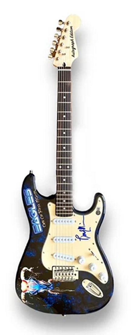 RANDY MEISNER Signed Guitar Custom Graphics Beckett COA THE EAGLES ONE OF THESE - 2