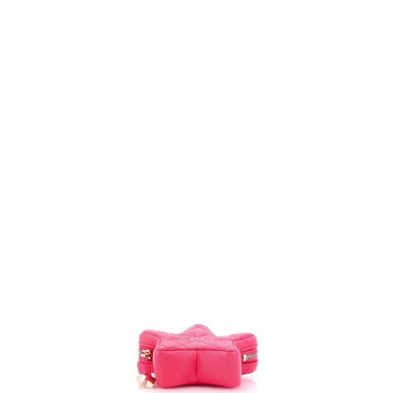 Chanel CC Star Pouch Bag Charm Quilted Lambskin Mini - 4